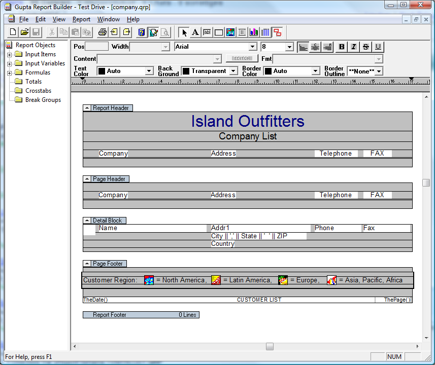Historical Report Conversion example